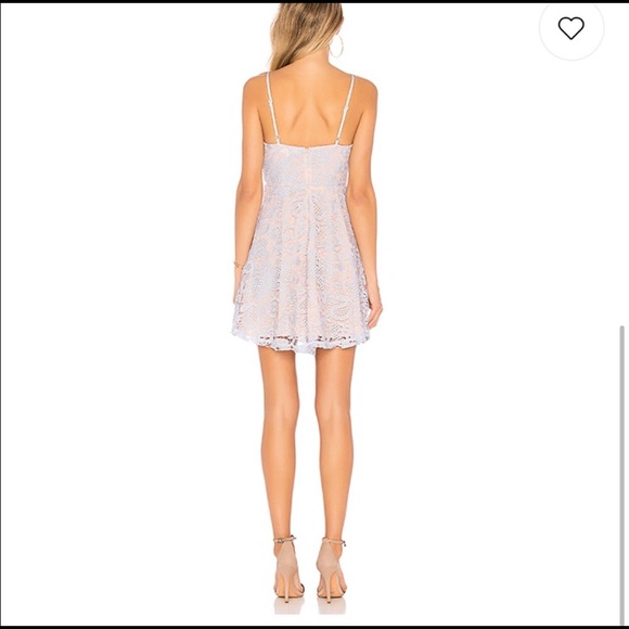 SOLD 🍓NWT Superdown Maci Lace Dress Light Blue XS - Picture 4 of 6